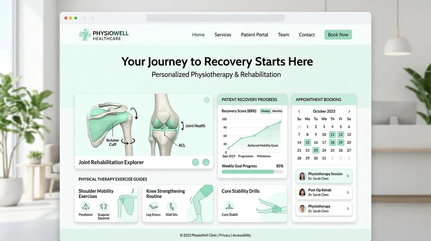 Revora Physio Clinic Website