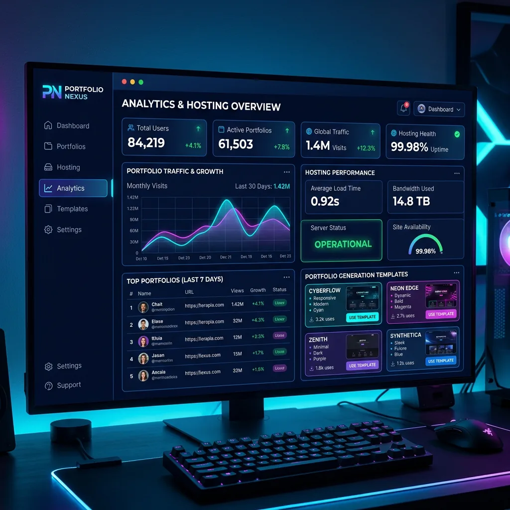 Multiple Portfolio Website SaaS Platform